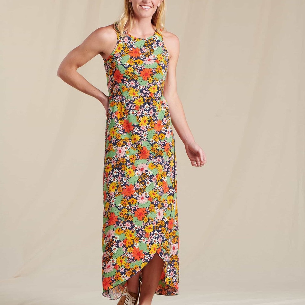 Floral Sleeveless Maxi Dress